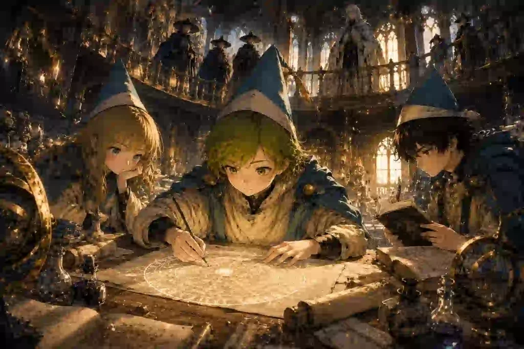 ココたちが間違えないために魔法を学ぶ修行場面をイメージしたアイキャッチ画像