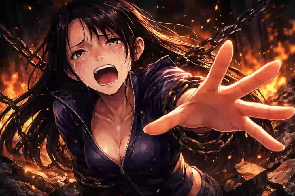 エニエス・ロビーで『生きたい』と叫ぶロビンのシーン