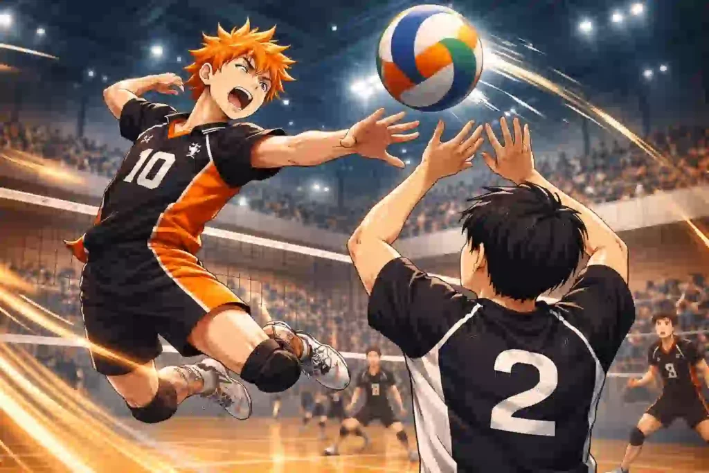 ハイキュー 変人速攻が生まれた理由を解説するシーン