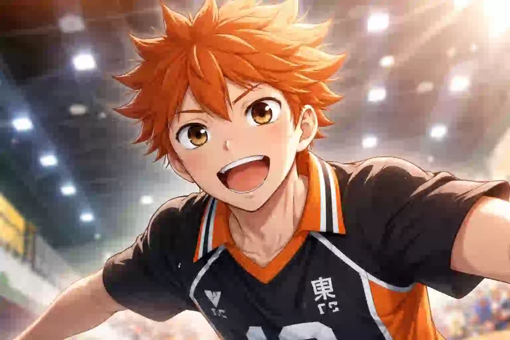 ハイキューの日向翔陽が前向きに笑う姿