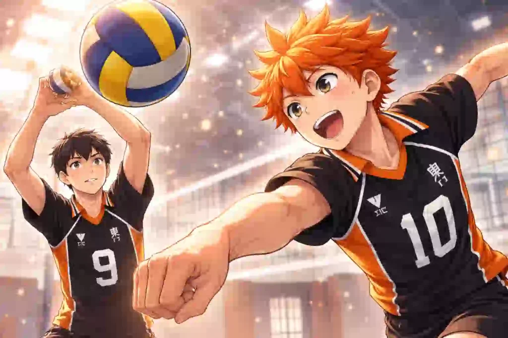 青葉城西戦で敗北し影山と特訓する日向翔陽