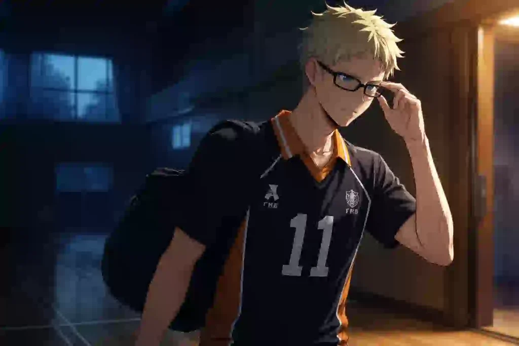 合宿と兄との再会を通して月島蛍の前提が揺らぎ始める場面のイメージ画像