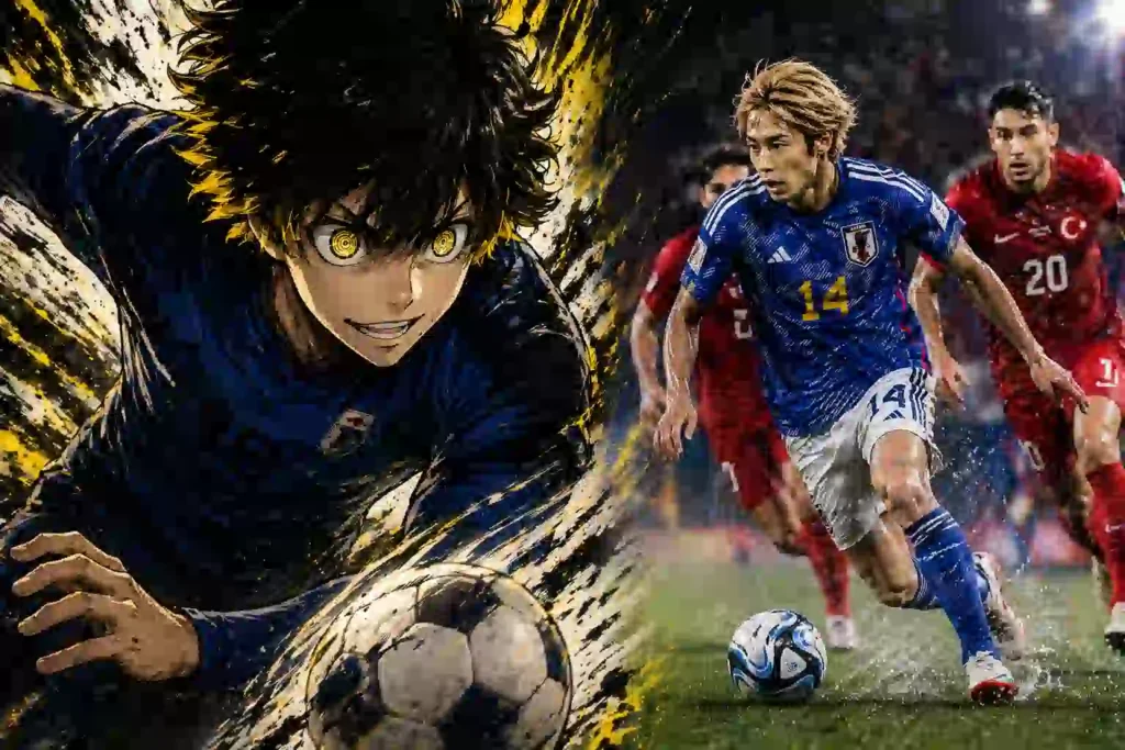 蜂楽廻のかいぶつと天才の孤独を表現したサッカー考察用アイキャッチ