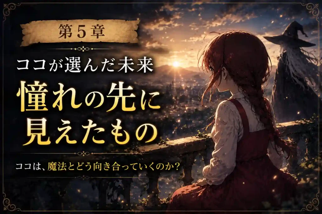 ココが選んだ未来と魔法への向き合い方を描いた第5章アイキャッチ