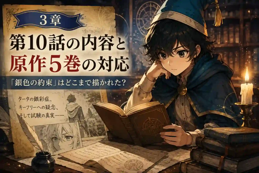 とんがり帽子のアトリエのアニメの続きは原作5巻から読むべきか考察するアイキャッチ画像