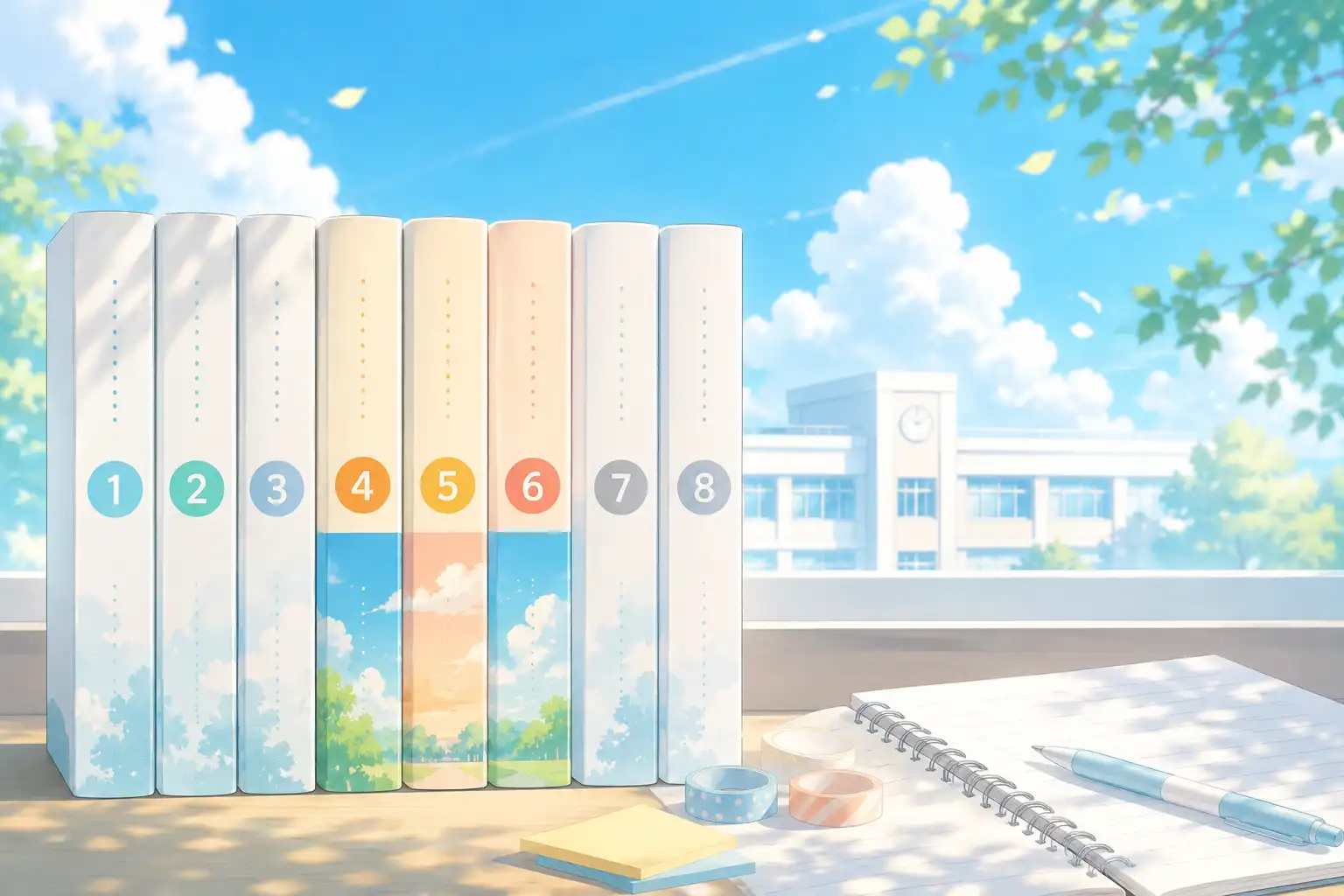 『正反対な君と僕』アニメ2期の放送をイメージした青春風イラスト